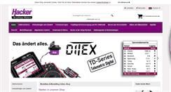 Desktop Screenshot of hacker-motor-shop.com